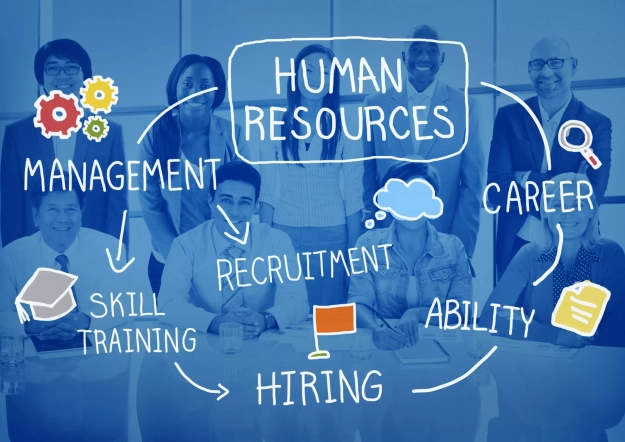 human-resource-hiring-recruiter-select-career-concept a group of people sitting at a table