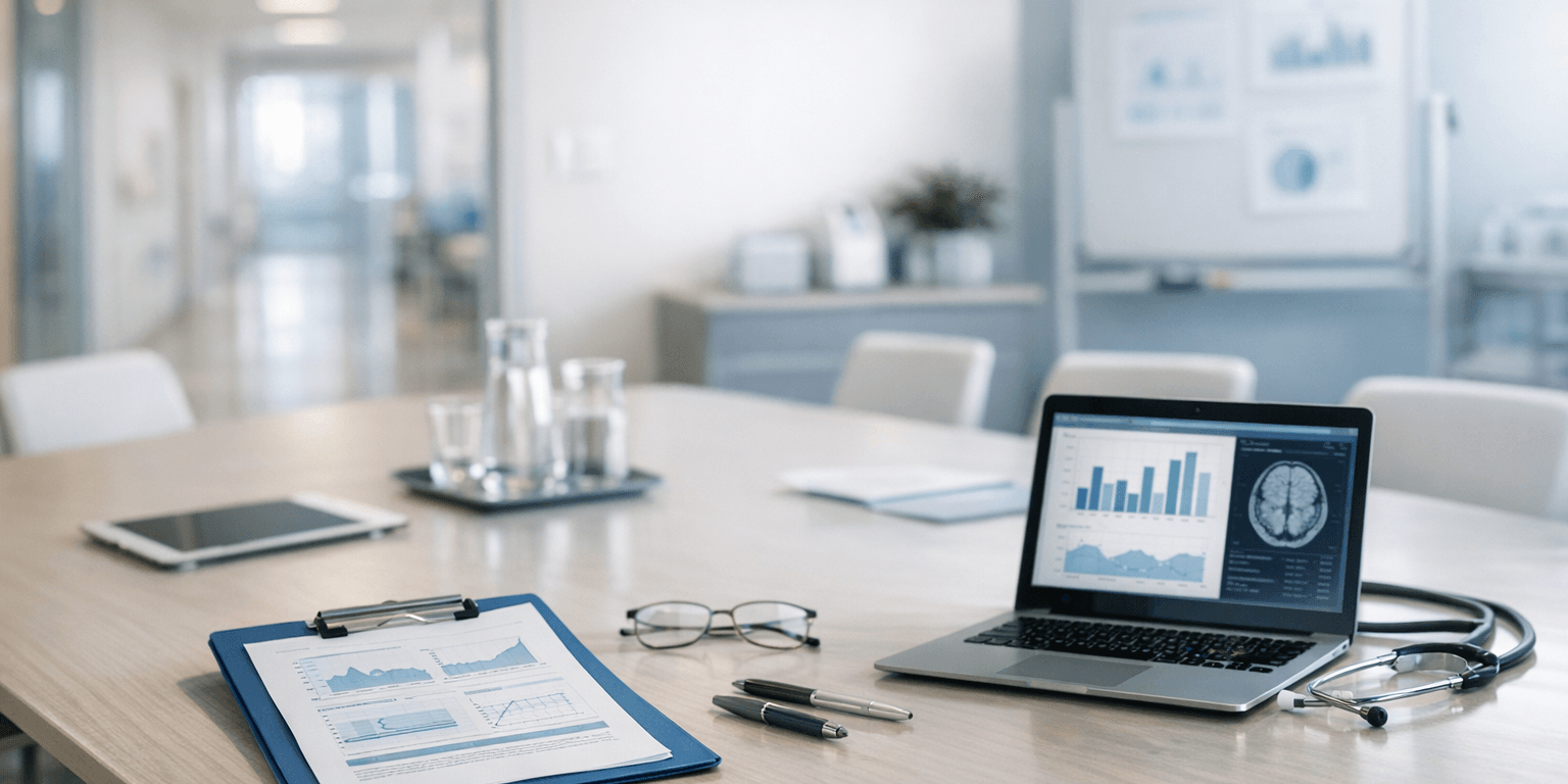 Réunion de pilotage RH à l’hôpital autour de la cartographie des compétences