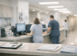 Poste de soins hospitalier illustrant la sécurisation de la période d’essai et l’intégration des soignants